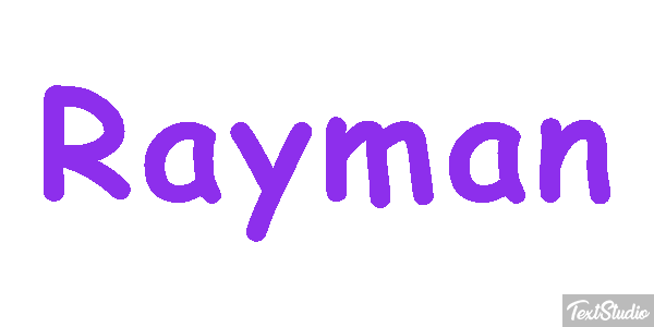 Rayman Metin efekti