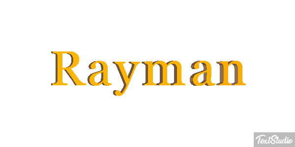 Rayman Metin efekti