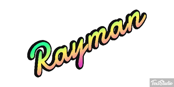 Rayman Metin efekti