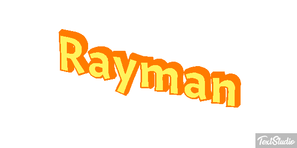 Rayman Metin efekti