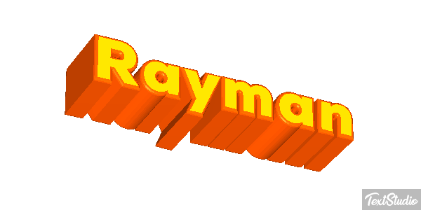 Rayman Metin efekti