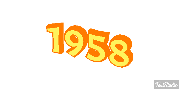 1958 Tekst effect