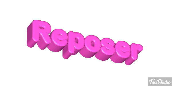 Reposer テキスト効果