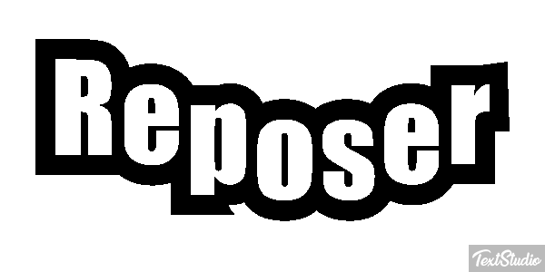 Reposer テキスト効果
