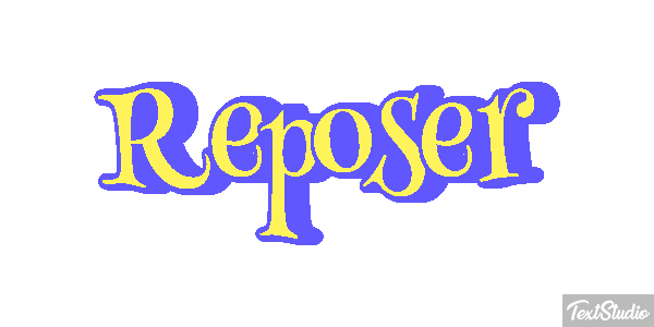 Reposer テキスト効果