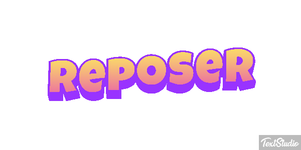 Reposer テキスト効果