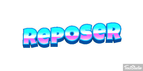 Reposer テキスト効果