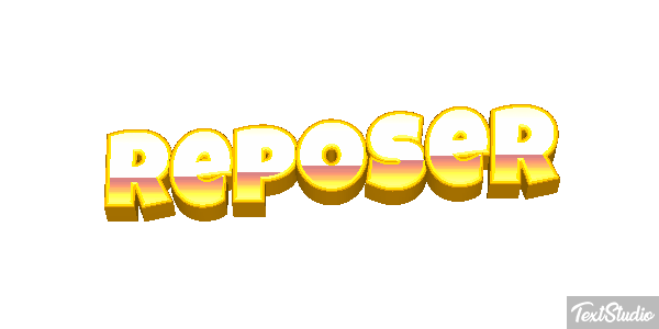 Reposer テキスト効果