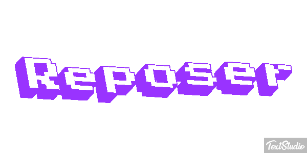Reposer テキスト効果
