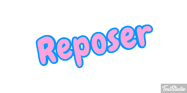 Reposer テキスト効果