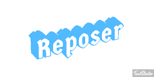 Reposer テキスト効果