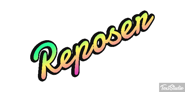 Reposer テキスト効果