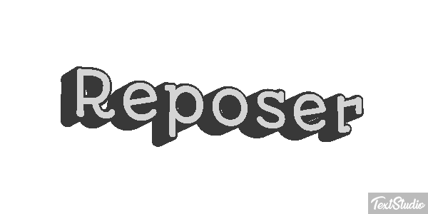 Reposer テキスト効果