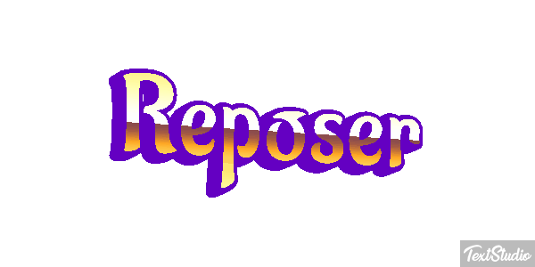 Reposer テキスト効果