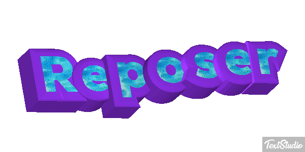 Reposer テキスト効果