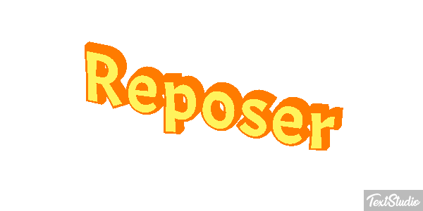 Reposer テキスト効果
