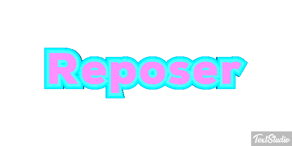 Reposer テキスト効果