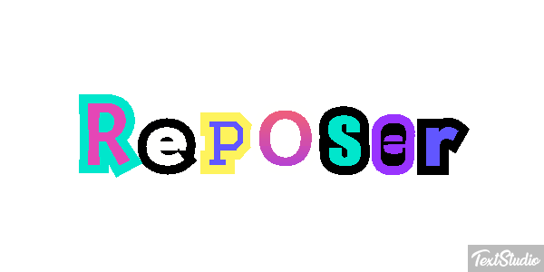 Reposer テキスト効果
