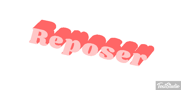 Reposer テキスト効果