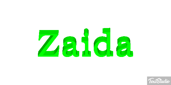Zaida テキスト効果