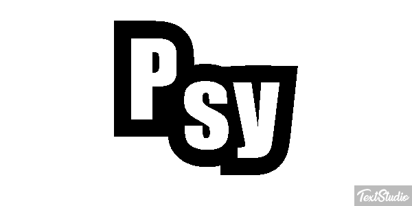 Psy Effet de texte