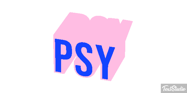 Psy Effet de texte