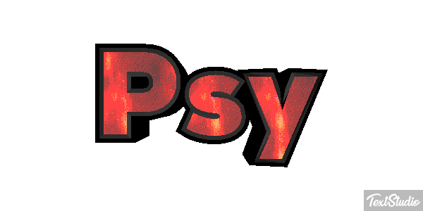 Psy Effet de texte