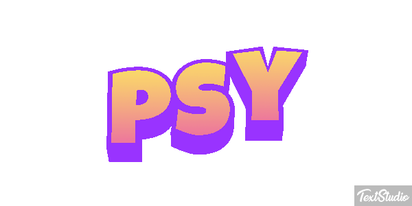 Psy Effet de texte