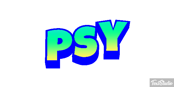 Psy Effet de texte