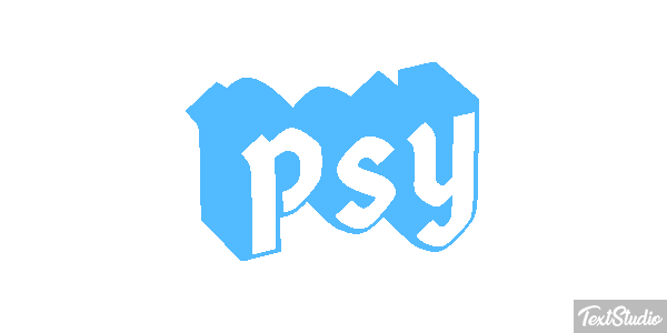 Psy Effet de texte