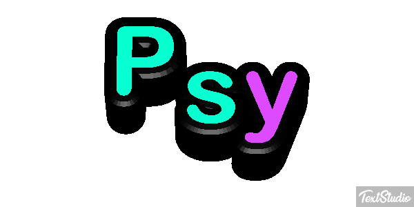 Psy Effet de texte