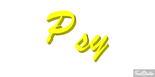 Psy Effet de texte