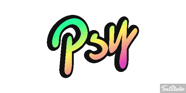 Psy Effet de texte