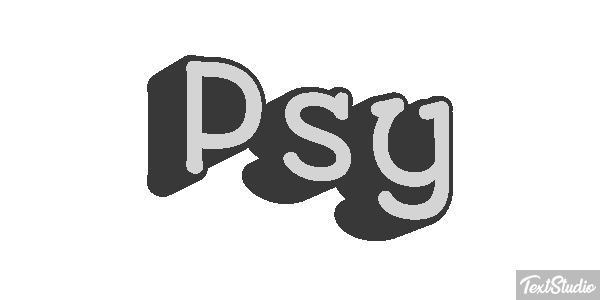 Psy Effet de texte