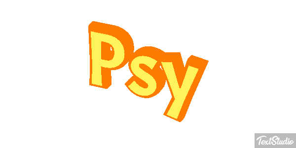 Psy Effet de texte