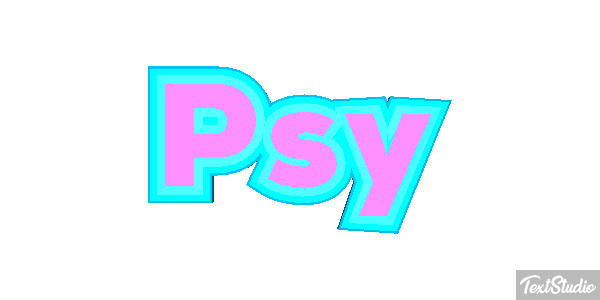Psy Effet de texte