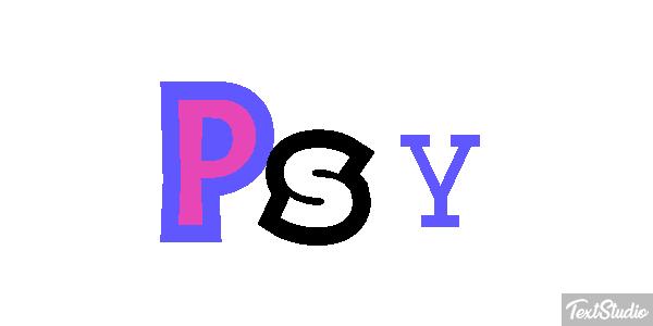 Psy Effet de texte