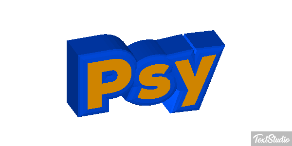 Psy Effet de texte