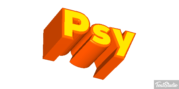 Psy Effet de texte