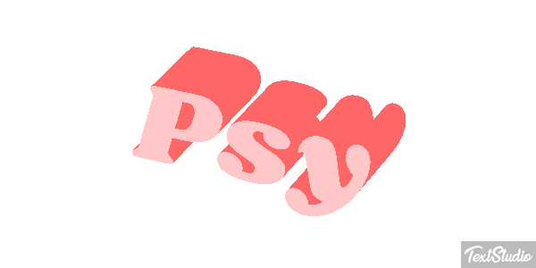 Psy Effet de texte