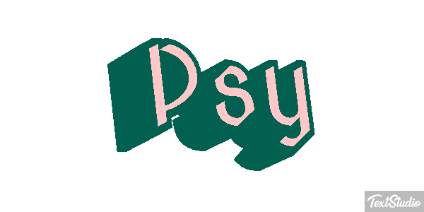 Psy Effet de texte