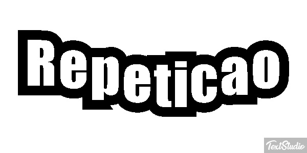 Repetição Tekst effect
