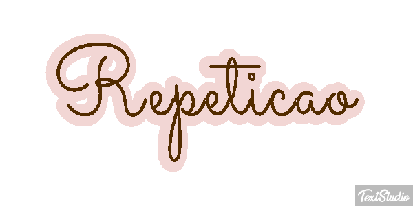 Repetição Tekst effect