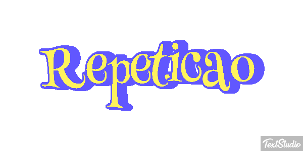 Repetição Tekst effect