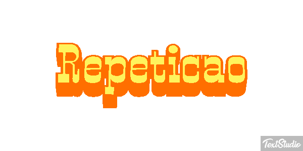 Repetição Tekst effect