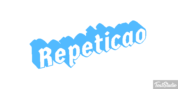 Repetição Tekst effect