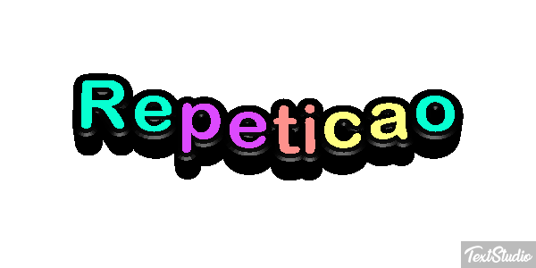 Repetição Tekst effect