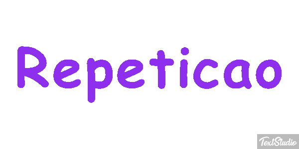 Repetição Tekst effect