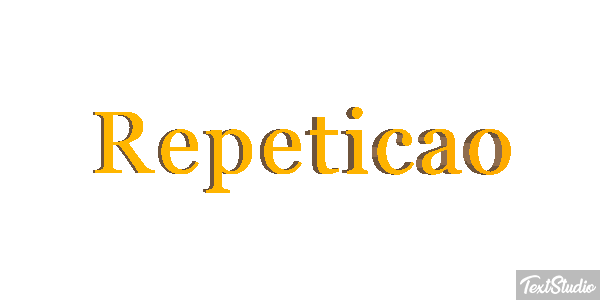 Repetição Tekst effect