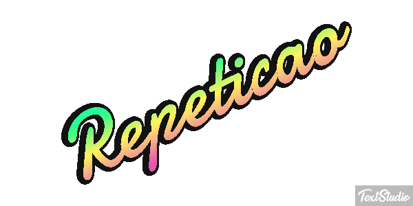 Repetição Tekst effect